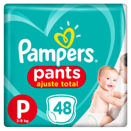 Pañales Pampers Pants Ajuste Total  P