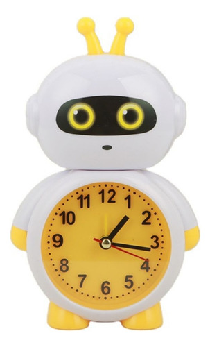 Reloj Despertador Reloj De Mesa Infantil Niños Modelo Robot