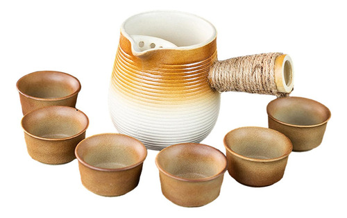 Tetera De Cerámica Rústica Con Filtro De Té Con Estilo A
