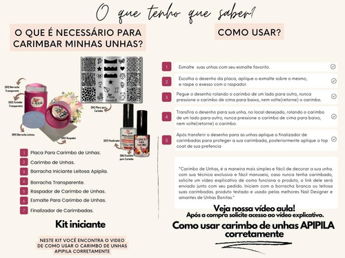 Imagem 9 de 9 de Placa Para Carimbo De Unhas Apipila P69
