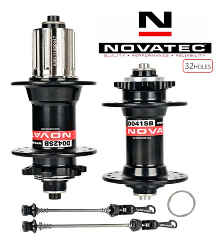 Imagen 8 de 8 de Mazas Delantera Y Trasera Novatec - (shimano, Sram, Sunrace)