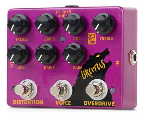 Caline Dcp-02 Brutus Pedal De Efecto De Sobremarcha De Dist. Color Sobremarcha De Distorsión Brutus