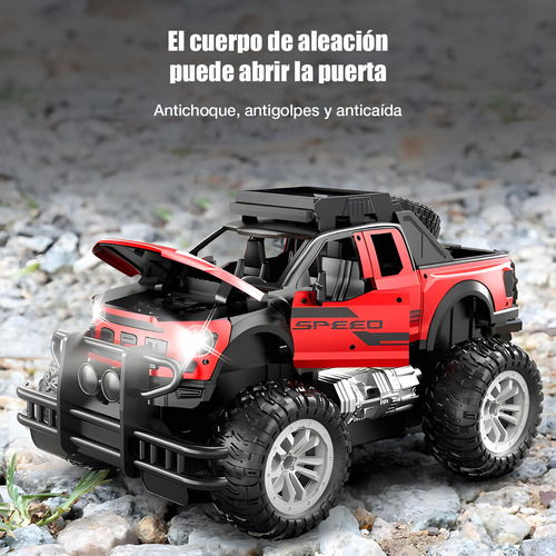 Carro Control Remoto Coche Todoterreno Recargable 1:18