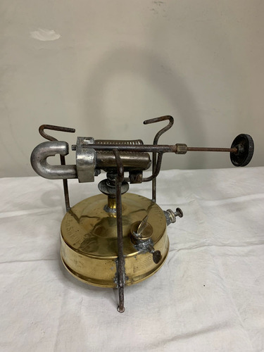 Antiguo Calentador De Bronce Marca Pyro No1 Made In Sweden (Usado)