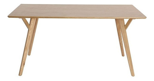 Kioto Mesa De Comedor Estilo Escandinavo Madera Encino