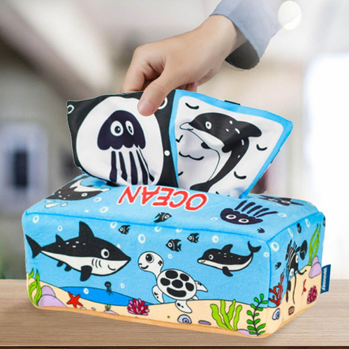 Cw Caixa De Tecido Montessori De Desenvolvimento De Oceano