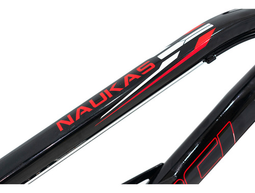 Bicicleta Veloci Naukas Pro Fd D/susp Rodado 29 Plata Color Plateado Tamaño Del Cuadro M