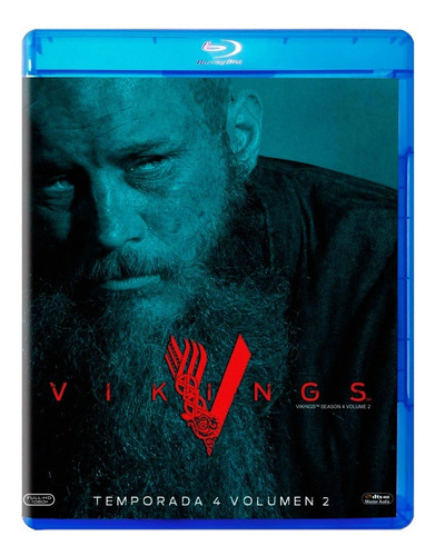 Imagen 1 de 3 de Vikingos Vikings Cuarta Temporada 4 Volumen 2 Blu-ray