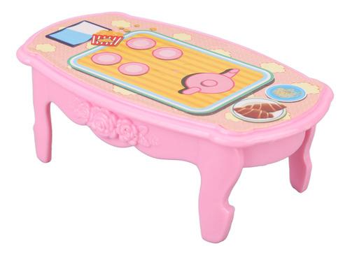 Mesa Y Sillas De Comedor Dollhouse, Seguras, De Plástico, Al