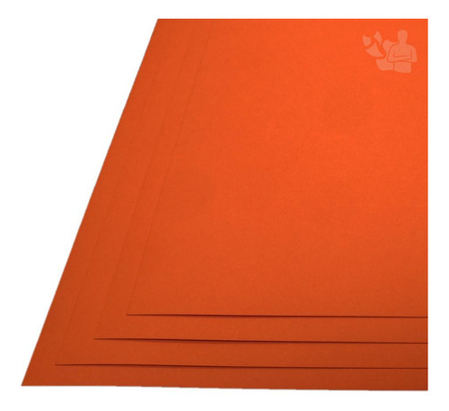 Papel Color Plus 180g A3 Cartagena (laranja) 10 Folhas