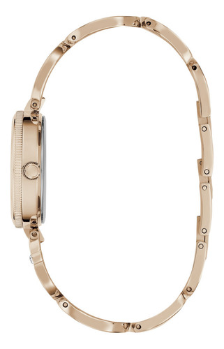 Reloj Pulsera Guess Gw0759l3 Con Correa De Acero Inoxidable Color Oro Rosa