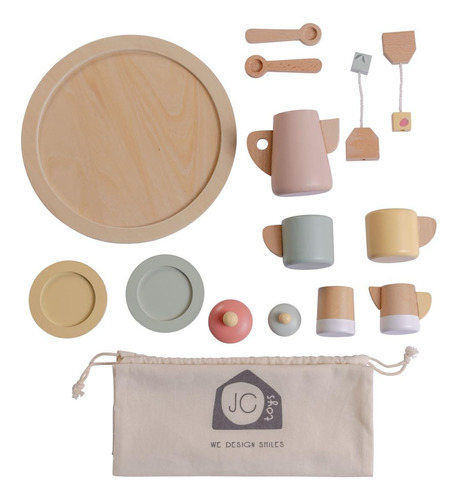 Set Para Fiesta De Té Jc Toys Parfait Collection, Madera Aut