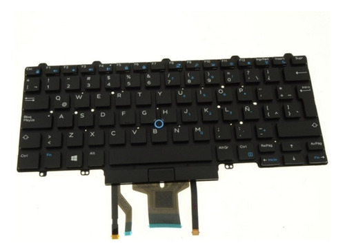 Teclado Dell Latitude 5490 G30v9 Retroiluminado Negro Español Latinoamérica