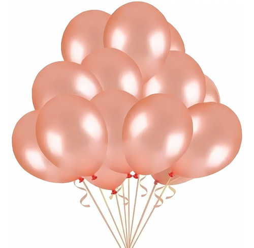 Set 28 Globo Metalizado Estrella Corazón Fiestas Cumpleaños