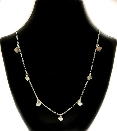 Cadenita Corazones Delicada Plata 925 