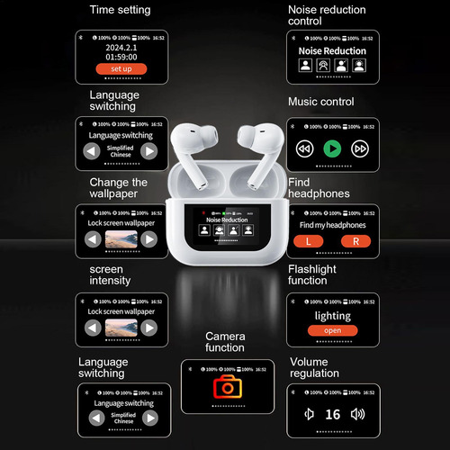 Auriculares Con Cancelación De Ruido Auriculares Inalámbrico