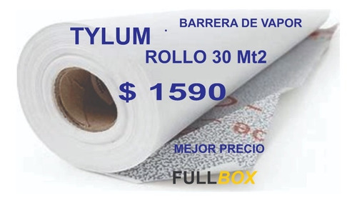 Imagen 2 de 5 de -tylum - Tyvek 30 Mt. Mejor Precio Fullbox $ 1580