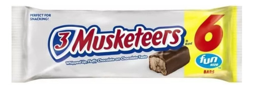 3 Musketeer Fun Size Paquete De 6 Piezas