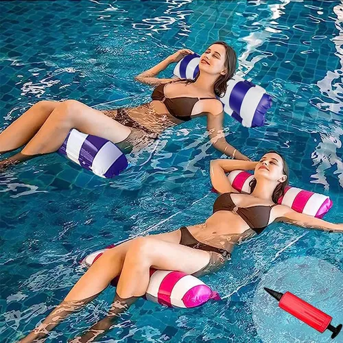 comprar 2 Juegos De Hamaca Inflable,2 Válvulas Inflables Hamaca De