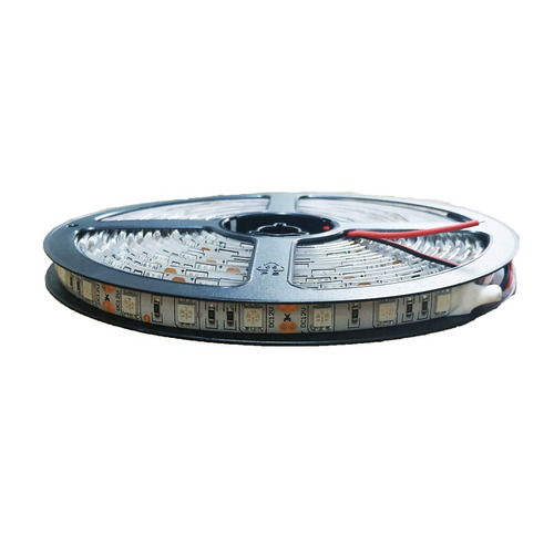 Imagen 2 de 3 de Cinta Led 5mts 12v Color Rojo / Eleco