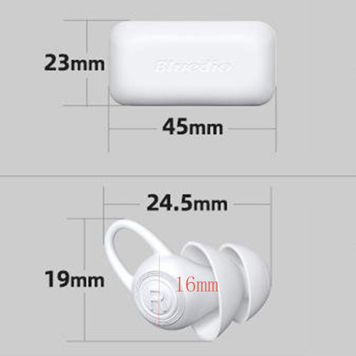 1 Par De Tapones De Silicona Para Los Oídos, Antirruido,