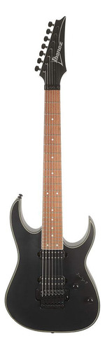 Guitarra Ibanez RG7320ex-BKF Super Strat Black de 7 cuerdas, color negro, diapasón, material Jatobá, guía manual derecha