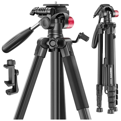 Cambofoto 74 -camera-triPod, Porfessional Aluminum Heavy Dut