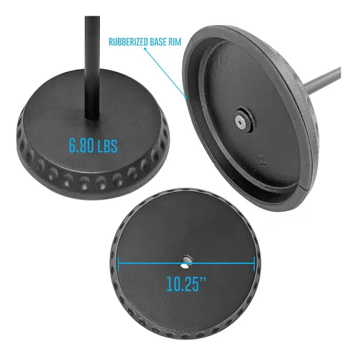 Axcessables Soporte Para Microfono De Una Mano Con Base R...