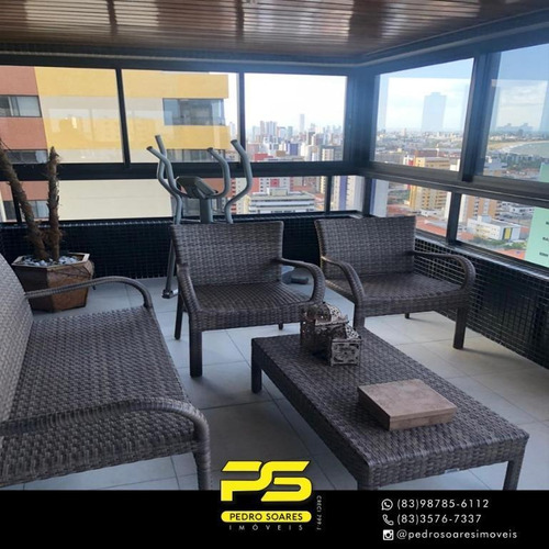 Apartamento Com 4 Dormitórios À Venda, 238 M² Por R$ 1.250.000 - Manaíra - João Pessoa/pb - Ap3540