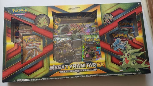 Pokemon Tcg Mega Tyranitar Ex Premium Collection Sellada !!!