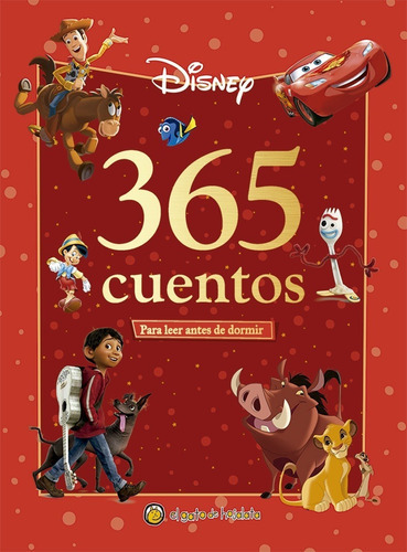 365 Cuentos Para Leer Antes De Dormir, De Disney. Editorial El Gato De Hojalata, Tapa Dura En Español, 2019