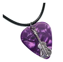 Comprar  Collar Púa De Guitarra Y Colgante De Guitarra Cordón...
