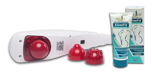 Massageador Elétrico Infra Vermelho 220v + Gel Slim Fit