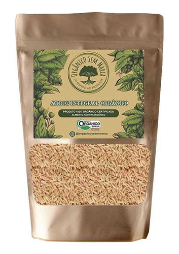 Arroz Agulhinha Integral Orgânico 500g - Osm