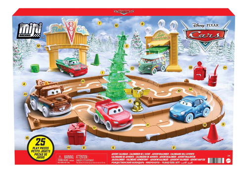 ?disney Y Pixar Cars Toys Mini Racers Calendario De Adviento