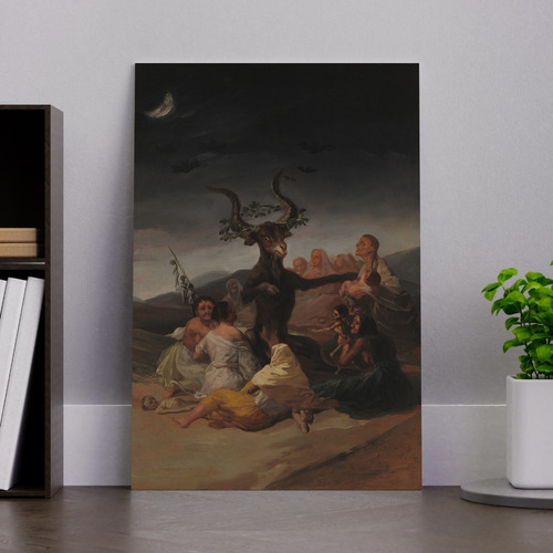 Cuadro En Canvas El Aquelarre De Goya 80x53cm