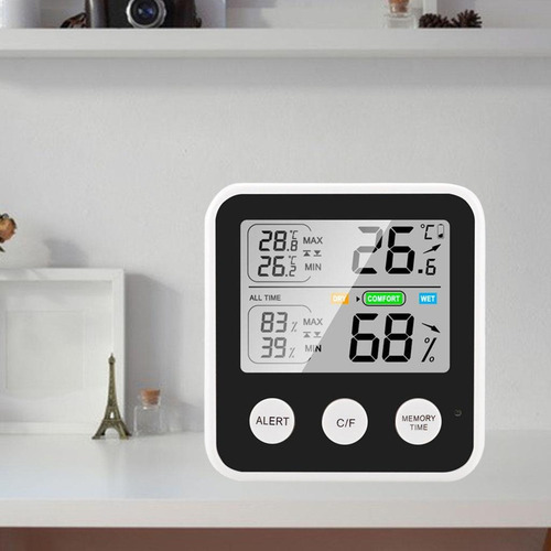 Nuevo Monitor De Humedad De Temperatura Ambiente De Medidor