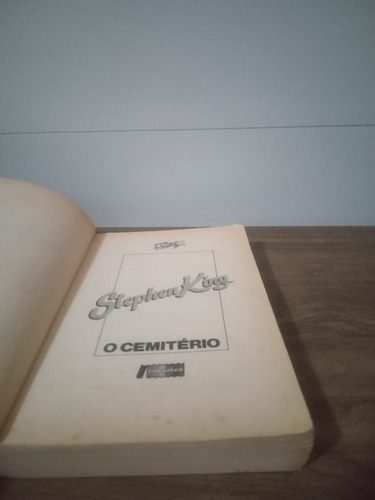 Livro O Cemitério - Stephen King Edição 1983