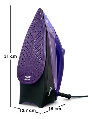Plancha De Vapor Turbo Oster Gcstcs-400 Color Morado Negro