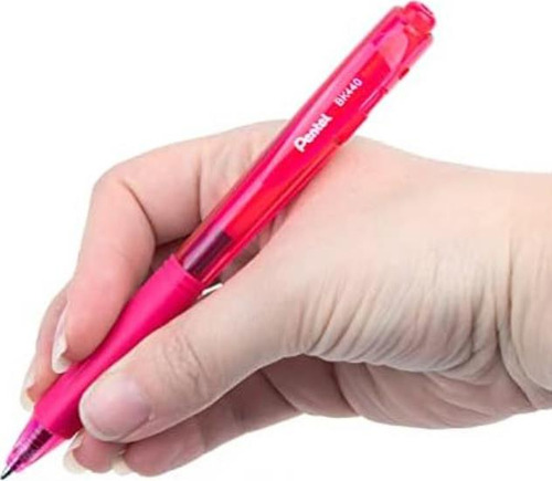 Lapiceras Ballpoint Pentel Set 12 U Pink