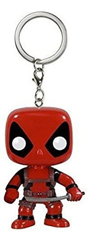 Llavero Funko Pop: Marvel - Figura De Acción De Deadpool