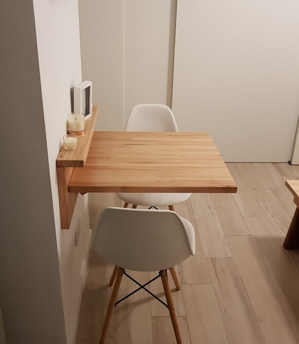 Imagen 7 de 9 de Pedí Presupuesto Mesa Rebatible Plegable Madera De Pared