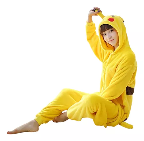 Pijama adulta pijama Kigurumi Pikachu traje amarelo Snuggies flanela Poncho  cabo cobertor - Costumeslive.com