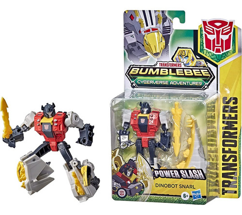 Transformers Bumblebee Cyberverse Dinobot Snarl Power Slash