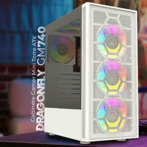 Balam Rush Gabinete Gamer Media Torre Dragonfly Ii Mesh