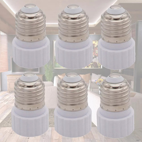 Bombilla Led E27 Gu10, Adaptador Y Conector Convertidor, 6 U