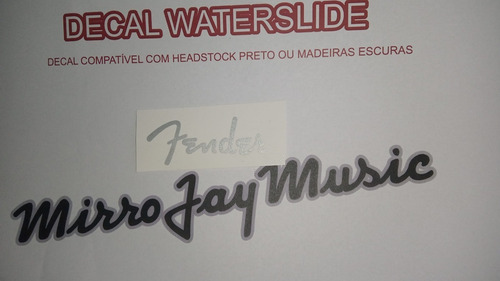 Decal Fender Violão Luthier