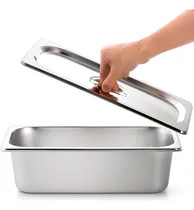 Comprar Bandeja Gastronomica Acero 1\u002F1 De 53x32.5x15cm C\u002Ftapa Acero