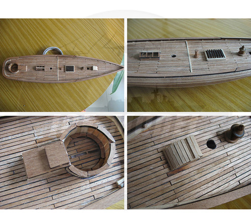 Kit De Maqueta De Barco De Madera Para El Hogar, Bricolaje,