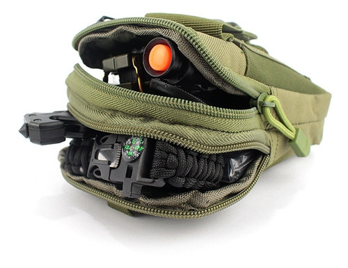 Kit De Emergência E Sobrevivência Pesca Bolsa Cores